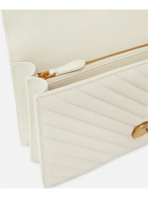 LOVE ONE CLASSIC PINKO | 100941.A0GKZ14Q BIANCO SETA-ANT. GOLD